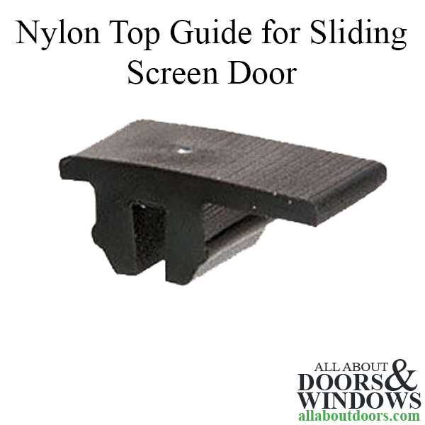 sliding screen door top guide